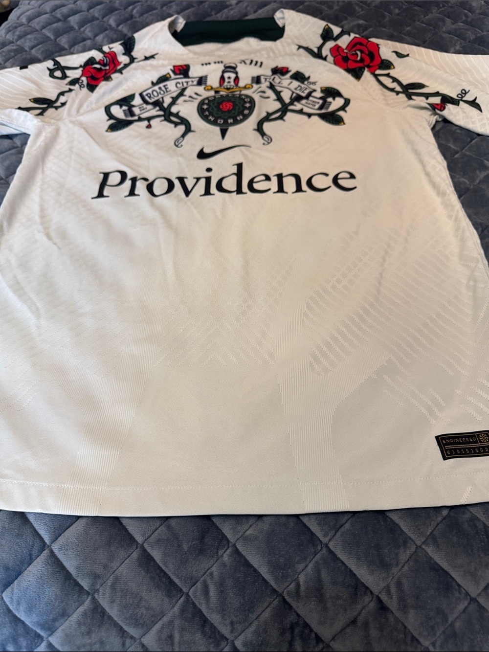Nike Portland thorns Providence White Floral Crest Men’s Jersey